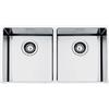 Smeg Selection PRONTA CONSEGNA - Smeg S Lavello due vasche VSTR3434-2 finitura acciaio inox da 80.2x47.2 cm - Sottotop - PROMOZIONE ATTIVA FINO AL 19/10