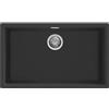 Smeg Selection PRONTA CONSEGNA - Smeg S Lavello una vasca VZP76N finitura nero da 75.6x45.6 cm - Sopratop/Sottotop - PROMOZIONE ATTIVA FINO AL 19/10