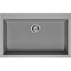Smeg Selection PRONTA CONSEGNA - Smeg S Lavello una vasca VZ79CT finitura cemento da 79x50 cm - Sopratop