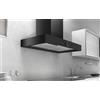 Airforce Cappa a parete aspirante no drop VIS BOXY AN/A/120 CCVISW120004 finitura nero antracite da 120 cm
