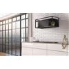 Airforce Cappa a parete filtrante Q-BIC AN/F/120 CCQBICWG120501 finitura nero antracite da 120 cm
