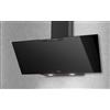 Airforce Cappa a parete aspirante F212 BL/A/90 CCF2129509 finitura nero da 90 cm