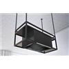 Airforce Cappa a isola filtrante Q-BIC ISLAND B AN/F/120 CCQBICIG120501 finitura antracite da 120 cm