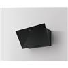 Airforce Cappa a parete aspirante OMEGA BL/A/90 AF000070 in vetroceramica nero da 90 cm