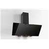 Airforce Cappa a parete aspirante F212 BL/A/80 CCF2128502 in vetroceramica nero da 80 cm