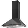 Airforce Cappa a parete aspirante F0 D2 BL/A/90 CCF0D29502 finitura nero da 90 cm