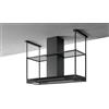 Airforce Cappa a isola aspirante ANTARES AN/A/140 AF000061 finitura antracite da 140 cm