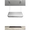 Airforce Cappa a isola filtrante GAIAXXL IX/F/100 CCGAI100001 in acciaio inox da 100 cm