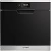 Coldline Abbattitore di temperatura da incasso LIFE W60NX finitura nero elegance inox da 60 cm