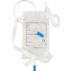 Generico SACCA DI RACCOLTA DELL'URINA DA GAMBA MONOUSO TUBO DA 30CM CAPIENZA 500ML (25 pz)