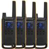 MOTOROLA T82 EXTREME WALKIE TALKIE 16 CANALI RAGGIO 10.000MT CONF 4 Pz.NERO/ARAN