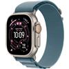 Watch Ultra 3 GPS Cellular Cassa 49 mm in titanio naturale con Alpine Loop blu