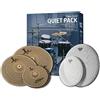 ZILDJIAN - Set Piatti Silenziosi L80 Low Volume + Pelli Remo Silentstroke | Set piatti silenziosi L80 14, 16, 18 con 5 pelli Remo Silentstroke in mesh, per studio a casa, lezioni e prove
