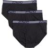 Nautica Comfort Cotton Underwear Fly Front Brief - Multi Pack Mutande da Uomo Uomo (Pacco da 3)