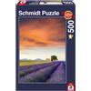 Schmidt Spiele Schmidt Puzzle 500 pezzi Campo di lavanda, Provenza