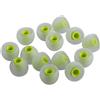 Xcessor (L) 7 paia (14 pezzi) di ricambio in silicone per cuffie in-ear Grandi auricolari. Inserti di ricambio per le cuffie in-ear più diffuse. Trasparente / Verde
