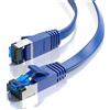 JAMEGA GmbH Cavo piatto RJ45 LAN, 15 metri, blu, cavo di rete