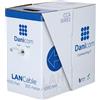Danicom Cavo di rete CAT5e, FTP, AWG 24/1 (conduttore rigido), 305 metri, grigio, CCA
