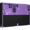 Selius Pannello posteriore viola per console Nintendo Switch OLED, marca Helder Atoom