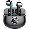 Selius Cuffie Bluetooth, wireless, Bluetooth 5.4 con 4 microfoni stereo HD HiFi, autonomia di 40 ore per lo sport, resistenza all'acqua IP7