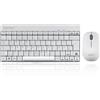 Selius Tastiera e mouse wireless mini - formato mini - 2,4 GHz - bianco - leggero e compatto
