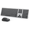 Selius Tastiera e mouse Bluetooth wireless per Mac, ricaricabili, con 3 canali Bluetooth