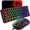 Selius Tastiera da gioco compatta con layout da 60% e illuminazione RGB