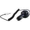 Selius Adattatore Bluetooth per auto con ingresso aux, trasmettitore FM 5.4 Bluetooth con adattatore USB-C