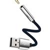 Selius Adattatore USB a jack audio da 3,5 mm per cavo audio, interfaccia DAC, scheda audio