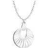 Sofia Milani - Collana da Donna in Argento 925 - Ciondolo a Cerchio Fiore del Sol