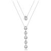 Brosway Collana Donna in Acciaio | Collana con Cubic Zirconia | Collezione Glow - BGW05