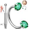 OUFER Piercing Naso Acciaio Chirurgico 20G Gioiello per Nose Ring Piercing Nostril Helix Anello per Cartilagine Orecchino Filettatura Interna Gioiello per Labbro Nose Hoop Donne 7 8 mm