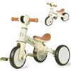 LOL-FUN Triciclo per bambini a partire da 1 anno, triciclo 4 in 1 con pedali rimovibili, ruote per bambini da 1 anni a 3 anni