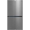 Midea 706L Frigorifero Quattro Porte, Total No Frost, MDRM923CIE46M | Multi Air Flow, SmartHome App, Infinite Shelve & Door Bins, Macchina del ghiaccio automatica, Altezza 177,5 cm, Acciaio Inox