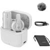 SMALLRIG Microfono Wireless S70-C1 (1 Trasmettitore + 1 Ricevitore + Custodia di Ricarica), compatto USB-C per Smartphone Android/Fotocamere/Action camera, 20 Ore di Autonomia, Bianco - 5719