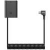 SMALLRIG NP-FZ100 - Batteria fittizia USB-C per Sony A7V A7IV FX3 FX30 | PD 9V/12V Ricarica Rapida Alimentatore Continuo per Sony A7III A7SIII A7RIII A7RIV A7CII A9 A9II A6600 A6700 ZV-E1 ZV-E10II