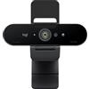 Logitech Brio Stream Webcam - Videochiamate Ultra 4K HD | Mic. Cancellazione Rumore, Luce HD, per Microsoft Teams, Zoom, Google Meet su PC / Mac - Nero