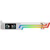 GAMEPOWER Heatsync ARGB - Supporto per scheda grafica LCD, in metallo | Supporto per GPU e supporto GPU con display CPU/GPU in tempo reale, struttura in metallo, regolabile, bianco