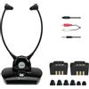 Retekess TA008 Cuffie Wireless per TV, Cuffie per TV Senza Fili | per Anziani, TV, 2.4G Bassa Latenza, Amplificatore Uditivo, Doppia Batteria 10 Ore, Amplificazione del Suono