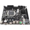 Fockety Scheda Madre da Gioco LGA 1155 2nd WiFi per PC Desktop, H61 6 USB2.0 DDR3 M.2 NVMe NGFF 100Mbps LAN Micro ATX Scheda Madre per Socket LGA1155 I3 I5 I7, Processo Desktop Scheda