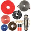 Kssvzz Kit Cavi Amplificatore Auto 8GA, 5m, Subwoofer HiFi | Cavi Amplificatore Auto 8GA, Set 5m, Subwoofer, Fusibile, Terminali, Guaine Termorestringenti