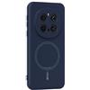 GIOPUEY Cover per Honor Magic 7 PRO, Magnetica Custodia Compatibile con MagSafe, Morbido TPU Silicone Custodia, Resistente all'Usura - Navyblue