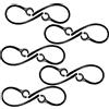 Sanfly 10 Pcs 6mm Auricolare Bluetooth Bluetooth Sostituire Il Supporto Per Gli Anelli Auricolare Perfetto Per Attività All'aperto