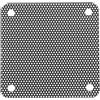 sourcing map 10 filtri antipolvere per PC, 50 mm x 50 mm, in PVC, per case del computer, antipolvere, copertura in rete, griglie per ventola per altoparlanti del computer, colore nero