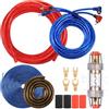 Kssvzz Kit Cavi Amplificatore Auto 10GA, 1500W, 4.5m, Set Installazione | Kit Cavi Amplificatore Auto, Cavi Potenza 10GA, Cablaggio 1500W, Cavo Alimentazione 4.5m, Connettori