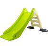 Dorex Scivolo da giardino per bambini, scaletta a 3 gradini, colore lime, 75 cm, 424