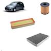 OP Kit tagliando 3 filtri compatibile con Citroen c3 i 1.1 I Benzina 2002-2009