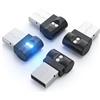 Cloxtralon 4 Pezzi Luci LED Auto Interni, Luci Ambiente Auto con 7 Colori RGB, Luci LED per Auto Interno, Laptop e Ambiente Domestico, Luci Notte USB per Auto Interno