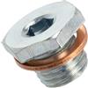 AERZETIX Tappo di scarico della coppa dell'olio M12x1.5 con anello di tenuta compatibile con OEM 11137568309/11131742994 / 11131704397