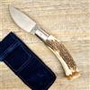 ladymsardegna COLTELLO ARTIGIANALE SARDO 25 CM pattada lama 11 cm MANICO corno cervo panciuto